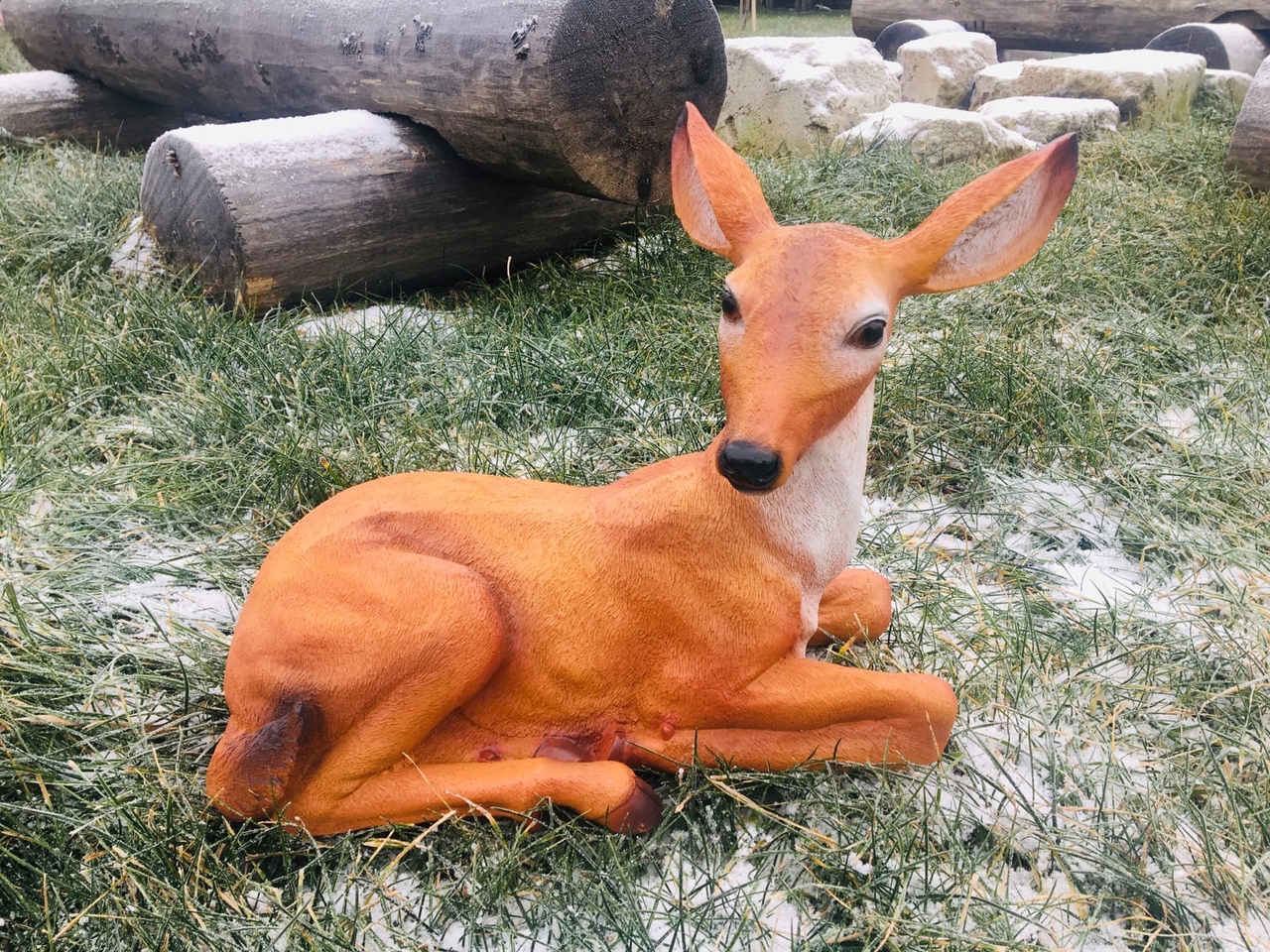 Садовая фигура Косуля маленькая, 37х39 см. — изображение 2