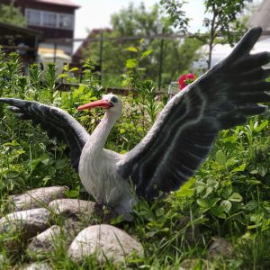 Садовая фигура Аист большой с крыльями 152х135 см