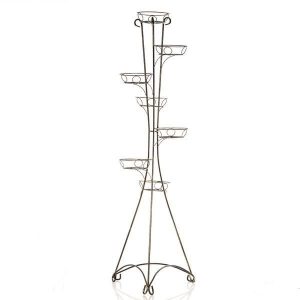 Кованая Стойка для 7-ми цветов арт. 21081, 48х170х48 см.