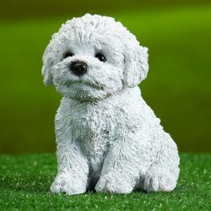 Садовая фигура Щенок вестхайлендского терьера, 15х11х15 см.