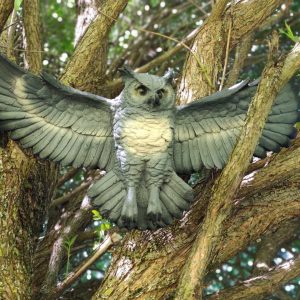 Садовая фигура Сова настенная, 24х55 см.