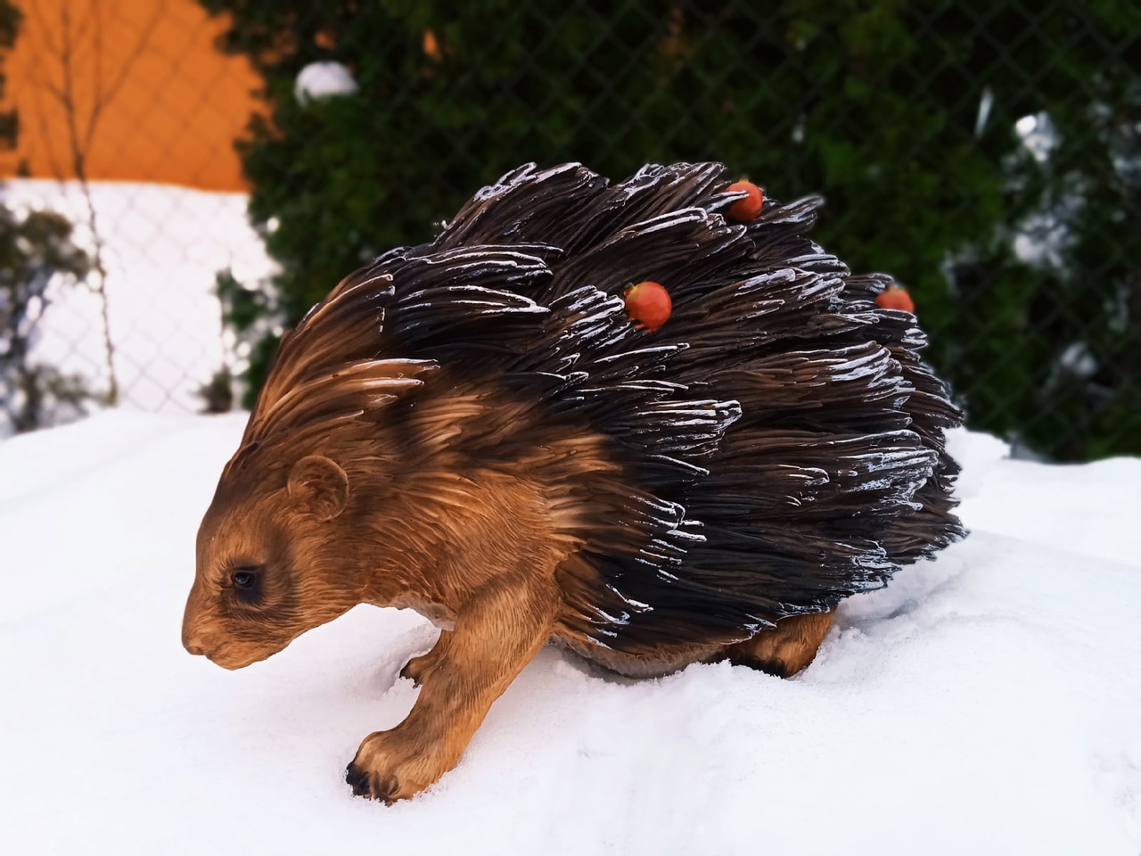 Садовая фигура Ехидна 39х34х65 см