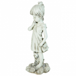 Античная скульптура Девочка с котёнком, 50 см.