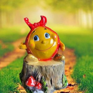 Колобок на пеньке в платке 47х35х35 см