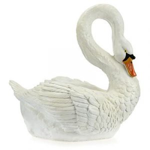 Садовое кашпо для цветов Лебедь средний, 50х60 см.