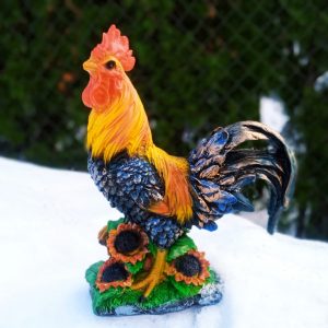 Садовая фигура Петушок маленький 32х23 см.