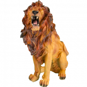 Садовая фигура Лев сидячий, 45х40 см.