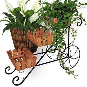 Кованая подставка для цветов Кантри арт. 21129, 28х60х76 см.