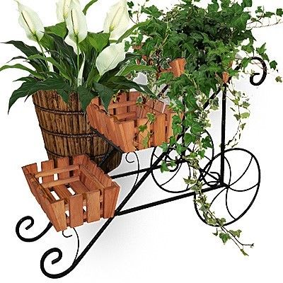 Кованая подставка для цветов Кантри арт. 21129, 28х60х76 см.