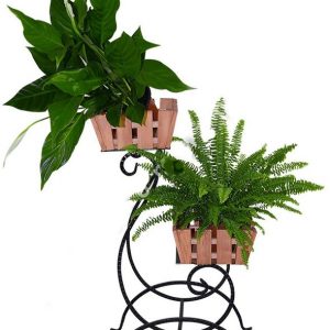 Кованая подставка для цветов Кантри арт. 21132, 34х78х63 см.