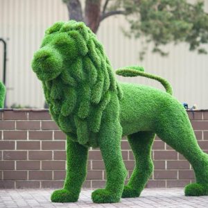 Топиарная фигура Лев стоит, 150x52x195 см