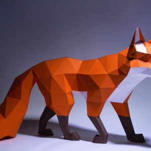 Полигональная фигура Лиса 140 х 30 х 62 см