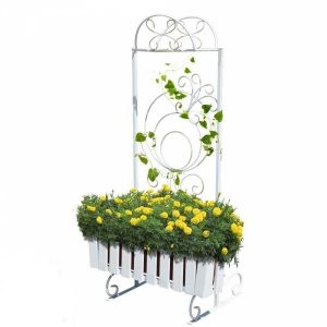 Кованая подставка для цветов Кантри арт.19030, 40х120х63 см.