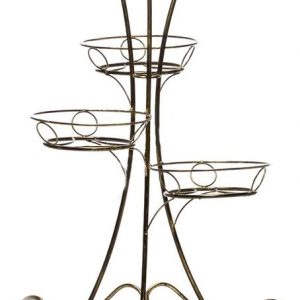 Кованая Стойка для 4-х цветов арт. 21084, 65х92х65 см.