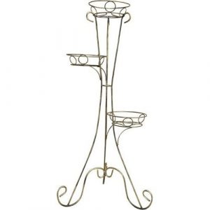 Кованая Стойка для 3-х цветов арт. 2107, 50х102х50 см.