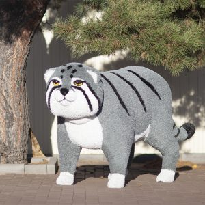 Топиари манул, 105x52x250 см