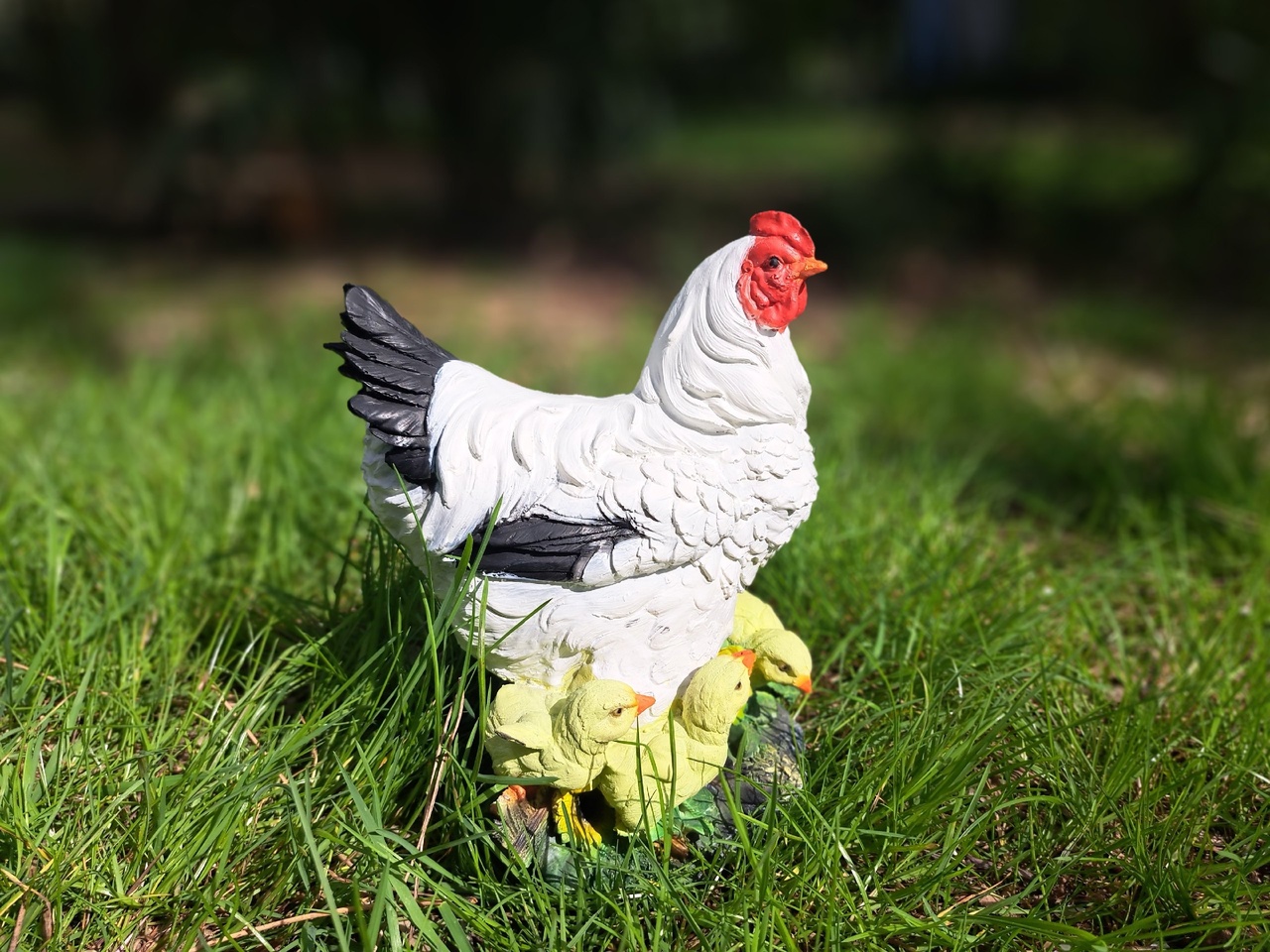 Курочка с цыплятами 20х30 см — изображение 2