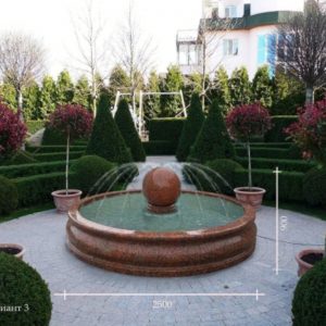 Фонтан для сада 250х100 см