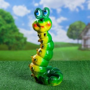 Садовая фигура Сороконожка большая, 50х25 см.