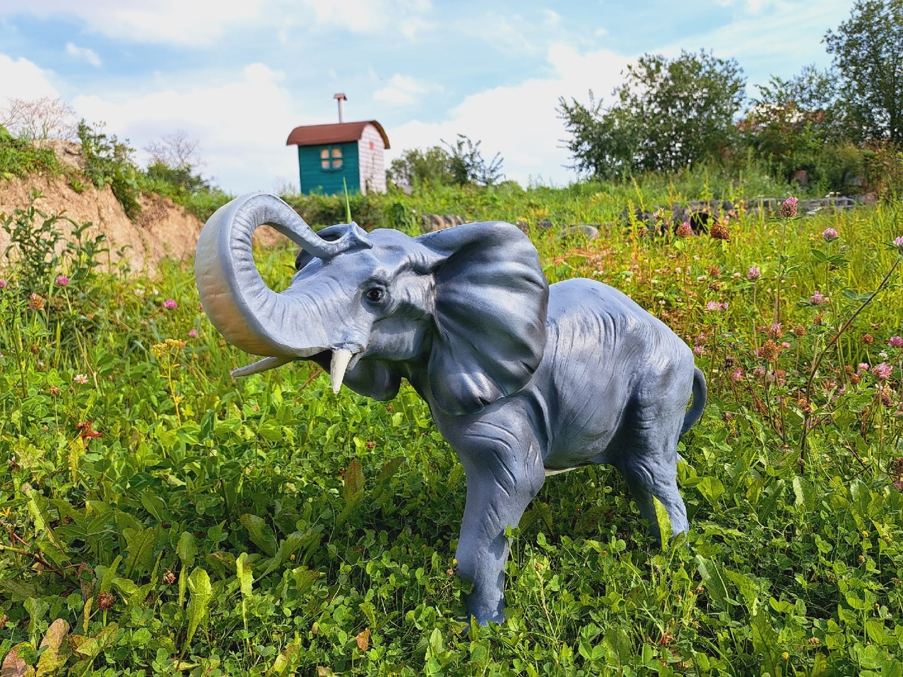 Садовая фигура Слон, 45х65 см. — изображение 2