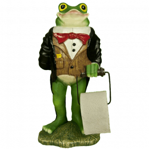 Держатель для туалетной бумаги Лягушка, 49х26 см.