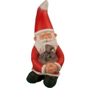 Фигура на новый год Санта - Клаус с мешком, 54х22 см.