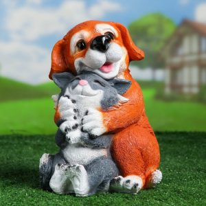 Садовая фигура Верные друзья, 28х20см.