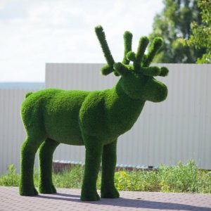 Топиарная фигура Олень, 205х220х55 см.