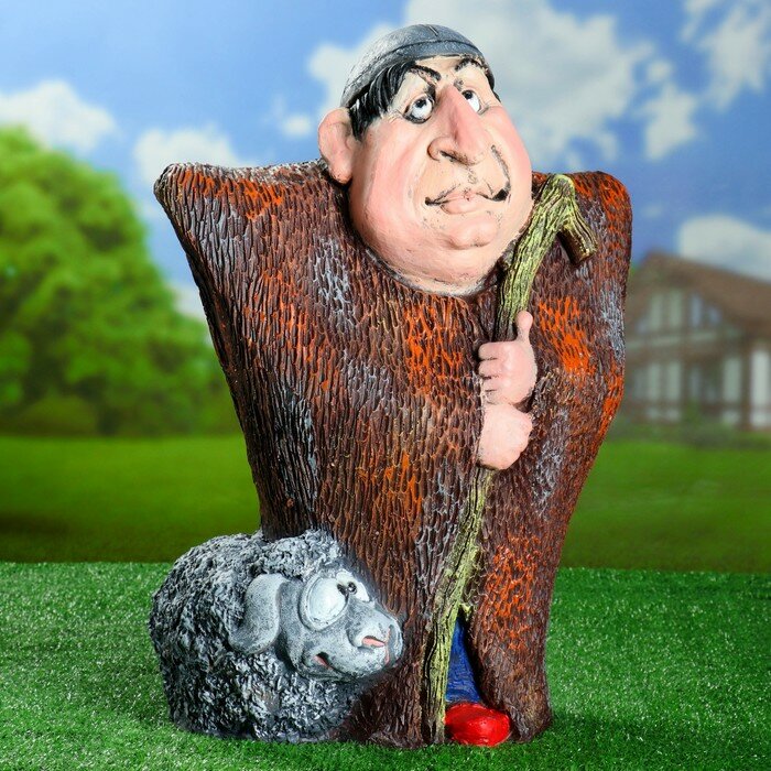 Садовая фигура Пастух 43х57 см.