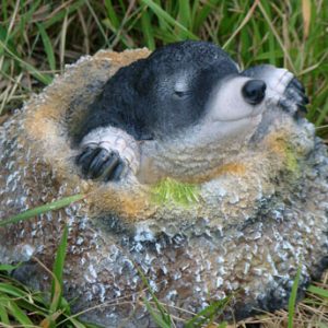 Садовая фигура Крот в норе, 18х18х12 см.