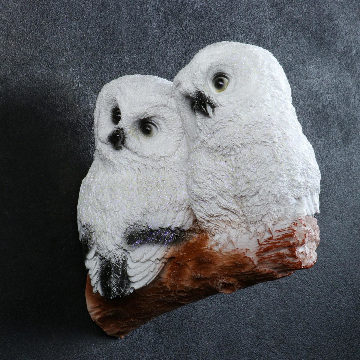 Садовая фигура Две совы на ветке