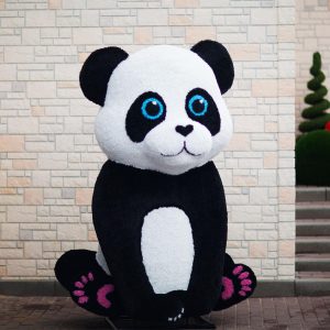 Топиари  панда сидит 160 х 90 х 60 см