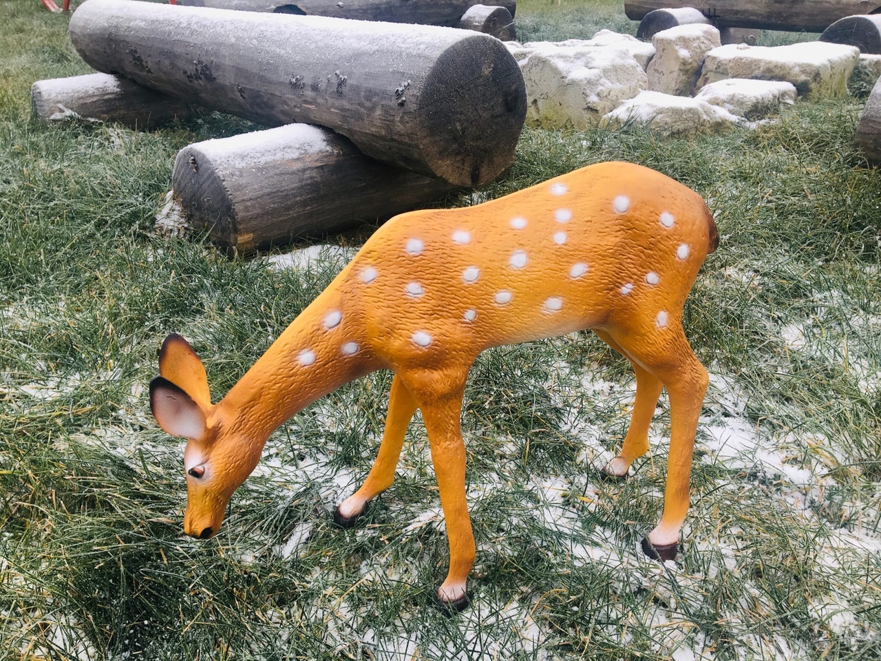 Садовая фигура Косуля маленькая стоячая, 43х57 см. — изображение 3