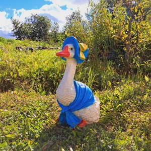 Садовая фигура Гусыня, 44х32 см.