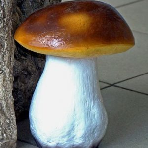 Садовая фигура Боровик большой на толстой ножке, 30х26 см.
