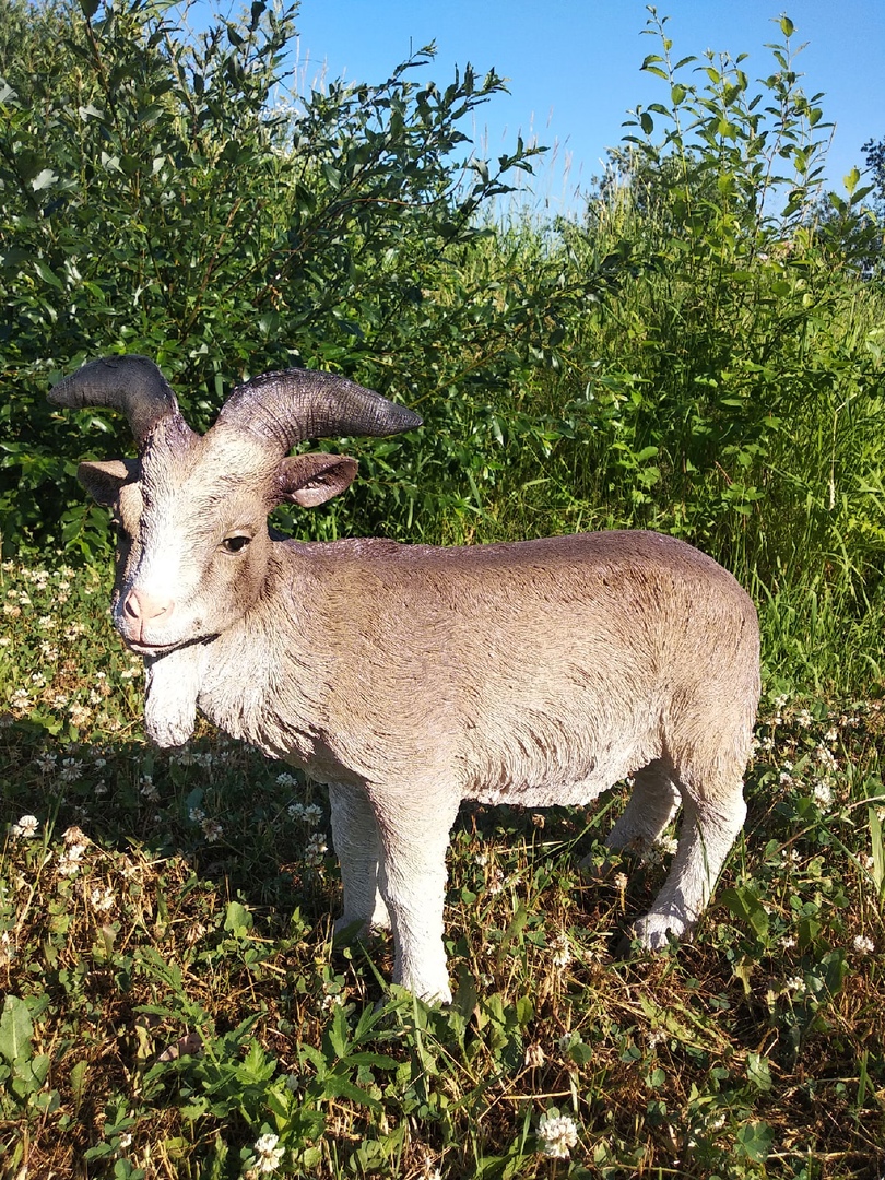 Садовая фигура Козёл рогатый, 48 см.