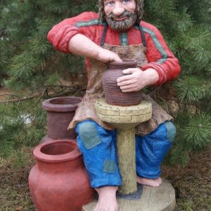 Скульптура Кашпо Гончар 120х70х70 см