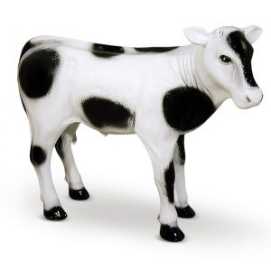 Садовая фигура телёнок 66х90 см