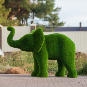 Топиарная фигура Слон малый, 115 х 165 х 90 см.