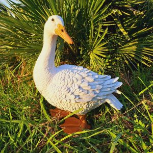 Садовая фигура Утка белая, 50 см.