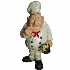 Садовая фигура Повар 70х35 см.