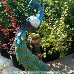 Садовая фигура Павлин, 45х20х12 см.