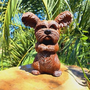 Садовая фигура Собачка "Бука", 23х18 см.