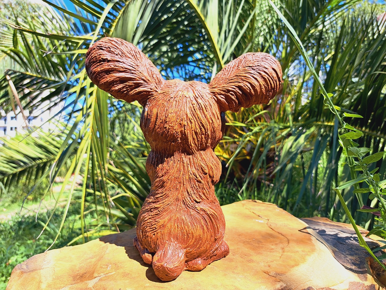 Садовая фигура Собачка "Бука", 23х18 см. — изображение 4