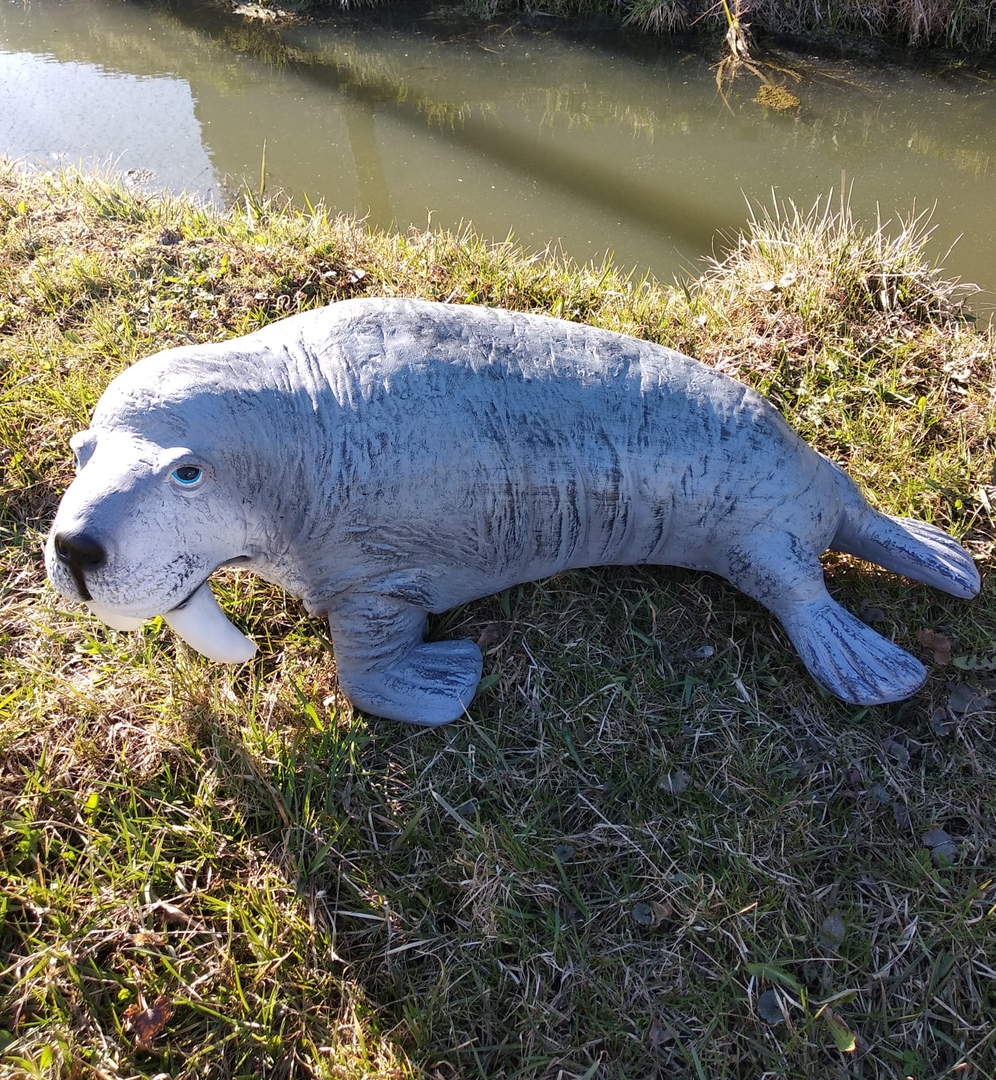 Садовая фигура Морж, 60х22 см. — изображение 3