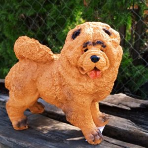 Садовая фигура Собака Чао-Чао, 40х35 см.