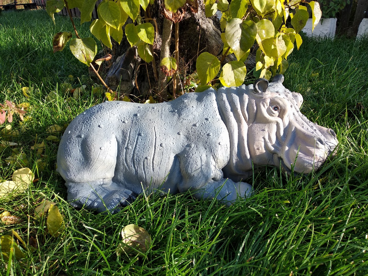 Садовая фигура Гиппопотам, 73х34 см. (Копировать) — изображение 2