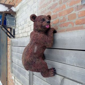 Садовая фигура Мишка большой подвесной 73х42 см