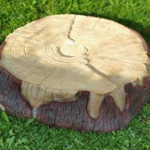 Декоративная крышка на люк Пень большой, 118х21х135 см.