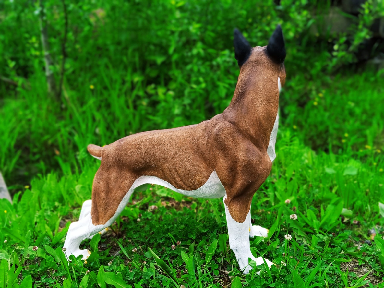 Садовая фигура Собака боксёр 55х49 см — изображение 3